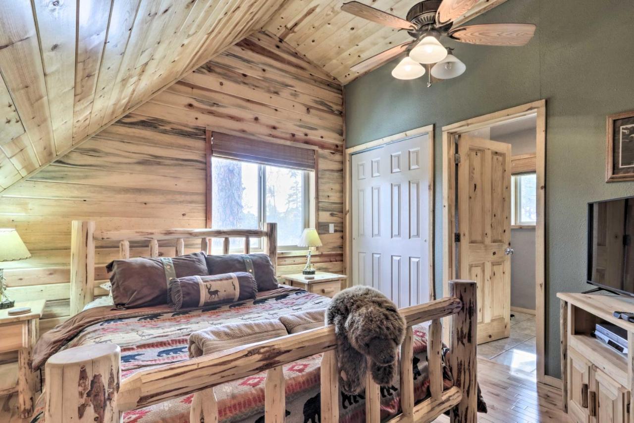 Cozy Heber-Overgaard Cabin With Fire Pit, Game Room! Kültér fotó
