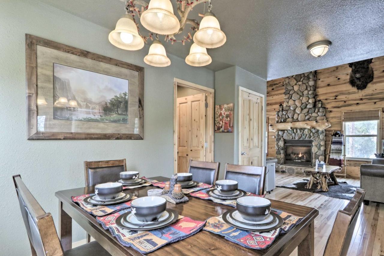 Cozy Heber-Overgaard Cabin With Fire Pit, Game Room! Kültér fotó